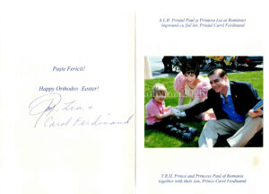 A Royal family through Christmas and Easter greetings cards